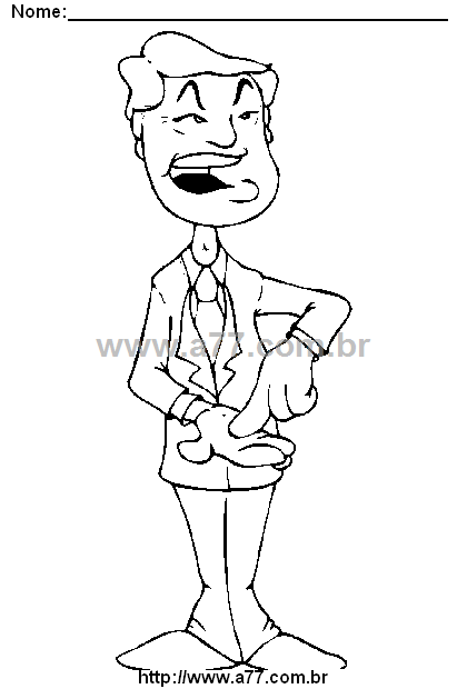 Desenho Para Colorir Ser Humano
