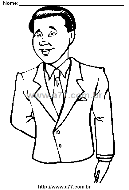 Desenho Para Colorir Homem