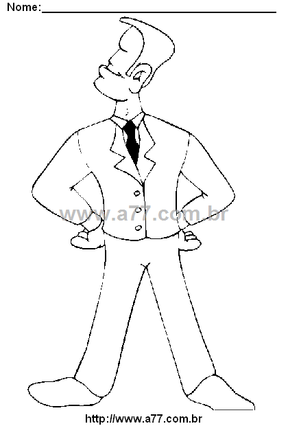 Desenho Para Colorir Ser Humano