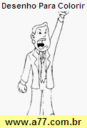Desenho Para Colorir Homem