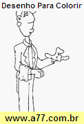 Desenho Para Colorir Pessoa