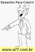 Desenho Para Colorir Homem