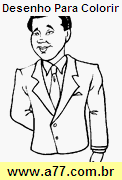 Desenho Para Colorir Homem