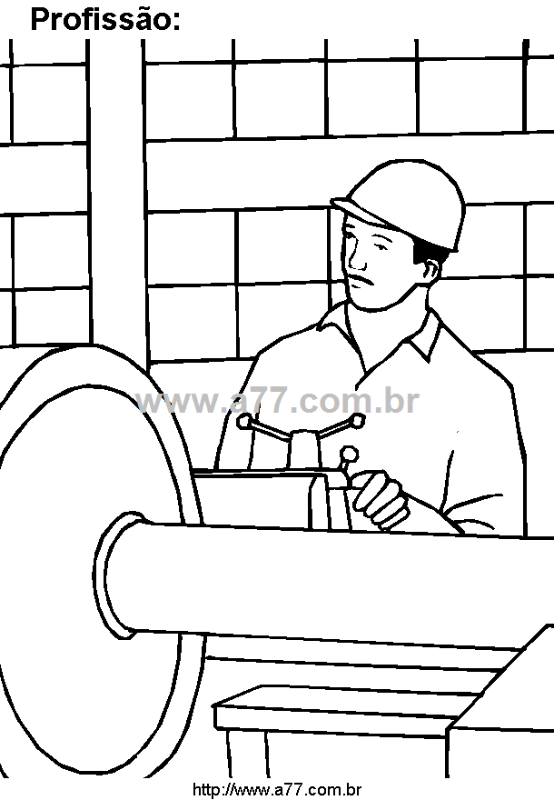 Desenho Para Colorir Profissão