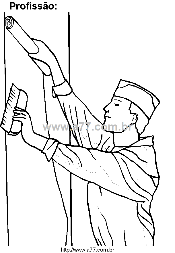 Desenho Para Colorir Profissões
