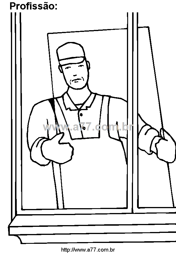 Desenho Para Colorir Profissão