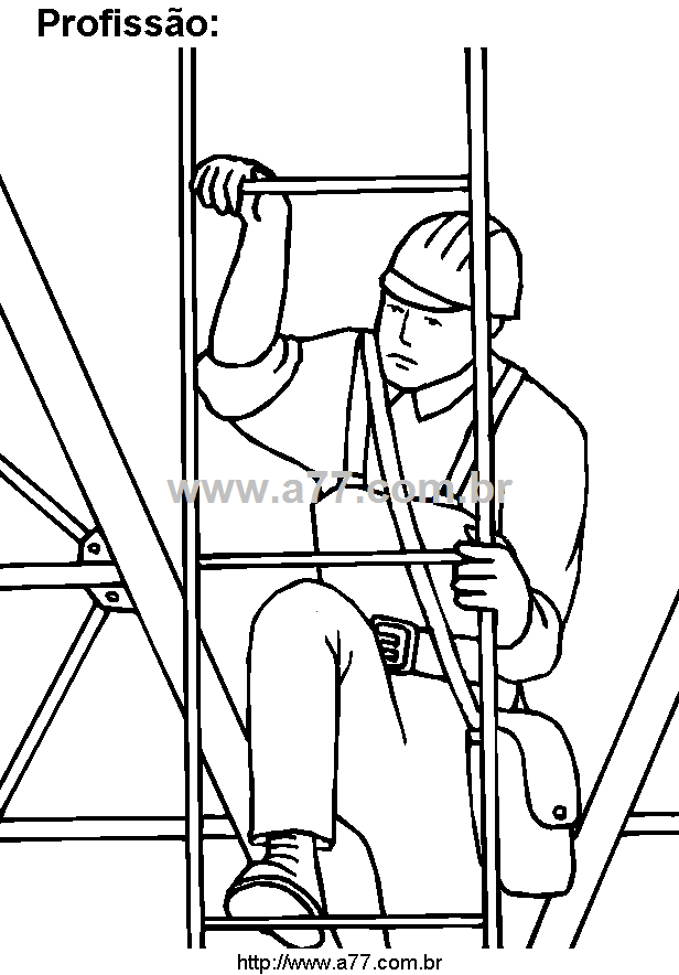 Desenho Para Colorir Profissões