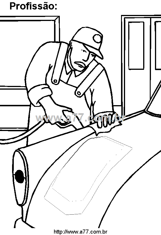 Desenho Para Colorir Profissão