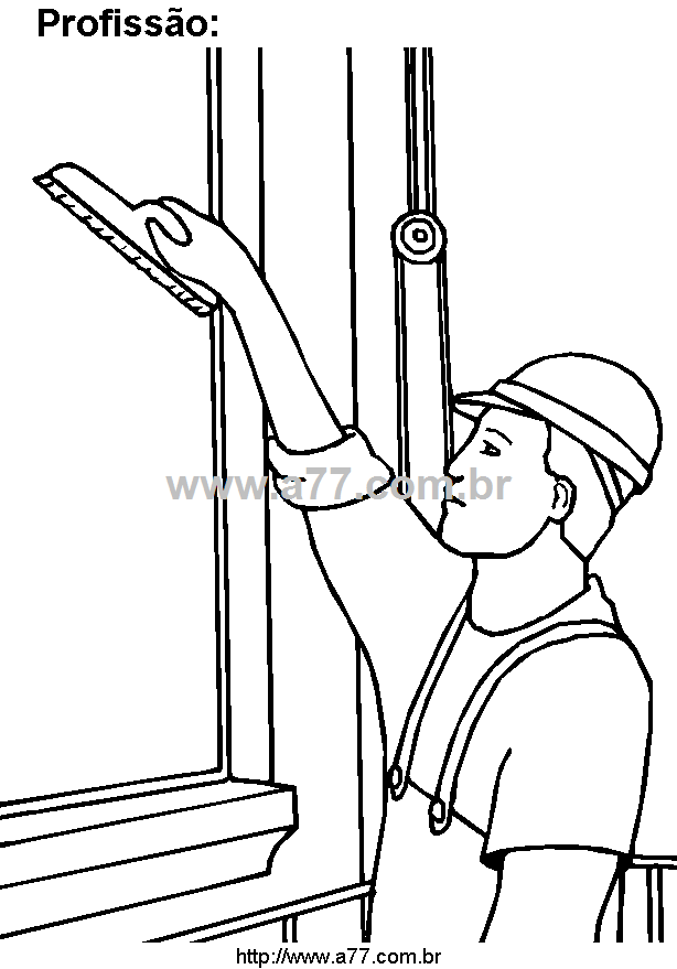 Desenho Para Colorir Profissão