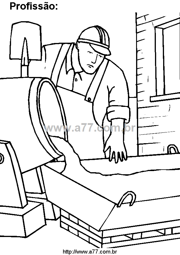 Desenho Para Colorir Profissões