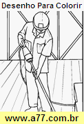 Desenho Para Colorir Profissão Manual