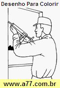 Desenho Para Colorir Profissão Manual