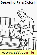Desenho Para Colorir Trabalho Remunerado