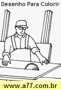 Desenho Para Colorir Profissão Manual