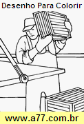 Desenho Para Colorir Trabalho Remunerado