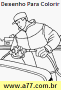 Desenho Para Colorir Trabalho Humano