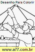 Desenho Para Colorir Trabalho Humano