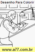 Desenho Para Colorir Trabalho Remunerado