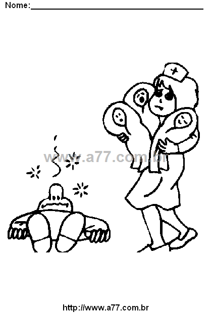 Desenho Para Colorir Hospital