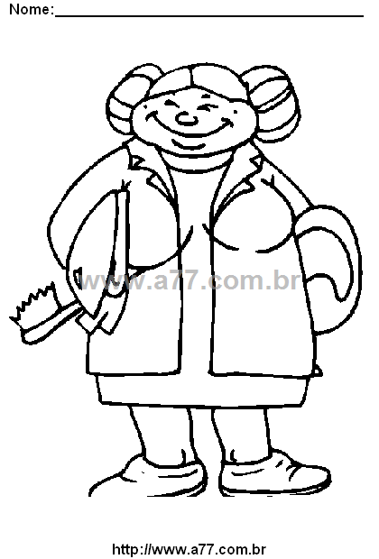 Desenho Para Colorir Hospitalizado