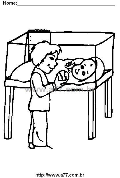 Desenho Para Colorir Hospitalizado