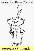 Desenho Para Colorir Índios