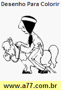 Desenho Para Colorir Índio