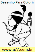 Desenho Para Colorir Índios