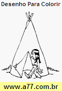 Desenho Para Colorir Índios