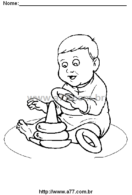 Desenho Para Colorir Tema Infantil