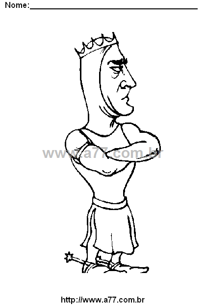 Desenho Para Colorir Era Medieval