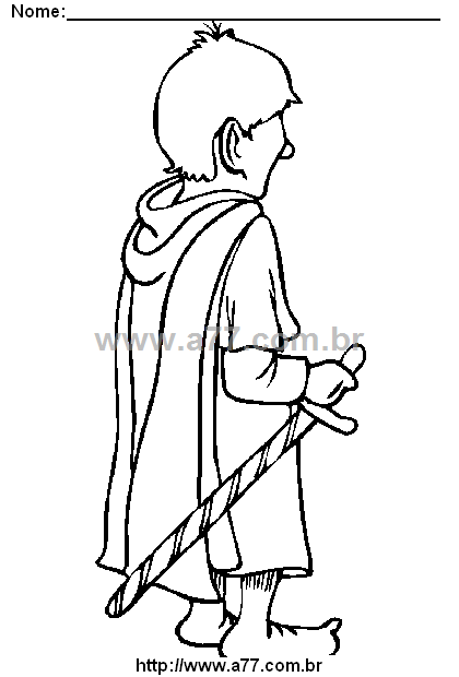 Desenho Para Colorir História Medieval