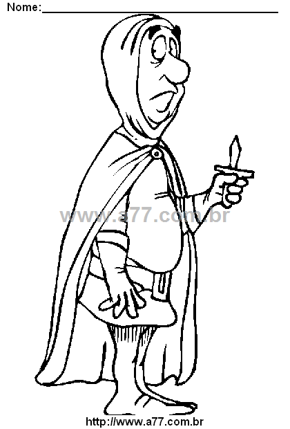 Desenho Para Colorir Idade Média