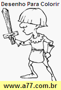 Desenho Para Colorir Medieval
