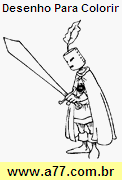 Desenho Para Colorir Medieval