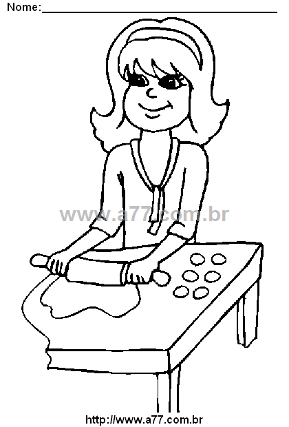 Desenho Para Colorir Jovem
