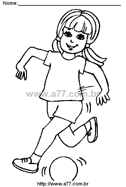 Desenho Para Colorir Jovem