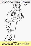 Desenho Para Colorir Menina