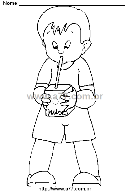 Desenho Para Colorir Criança
