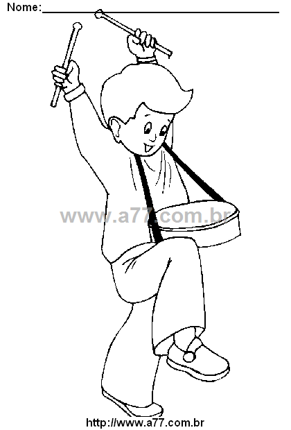 Desenho Para Colorir Jovem