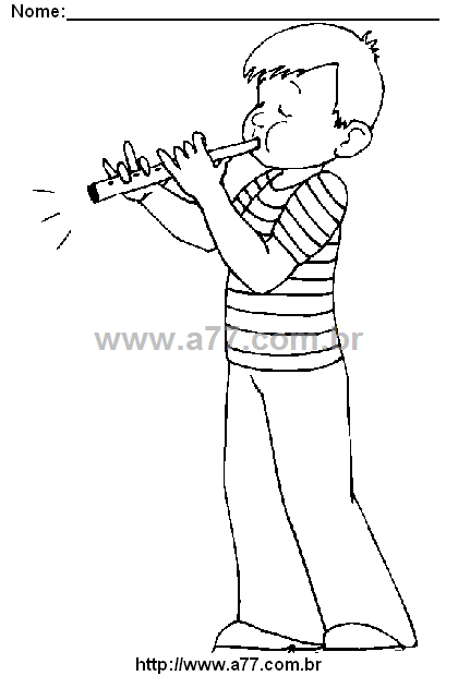 Desenho Para Colorir Jovem
