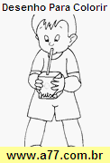 Desenho Para Colorir Criança