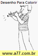 Desenho Para Colorir Jovem