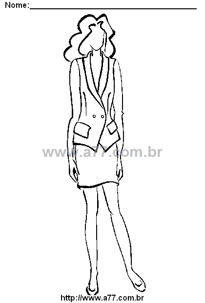 Desenho Para Colorir Costura