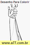 Desenho Desfile de Roupa