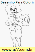 Desenho Para Colorir Mulher