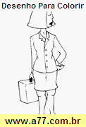Desenho Para Colorir Feminino