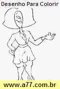 Desenho Para Colorir Feminino