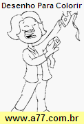 Desenho Para Colorir Pessoa