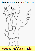 Desenho Para Colorir Mulher